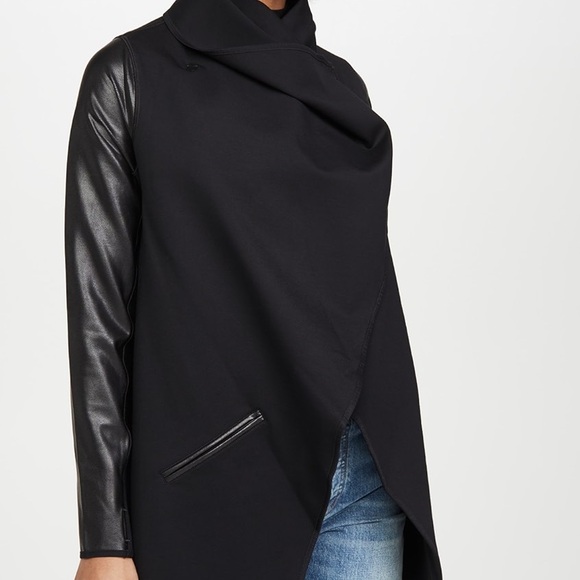 SPANX Faux Leather Convertible Jacket size M - Picture 7 of 8